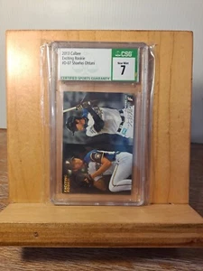 2013 shohei ohtani d07 csg/cgc 7 near mint 1st year rookie - Picture 1 of 4