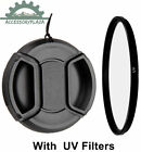 37mm Front Lens Cap Cover With 37mm HD UV Filter for panasonic Sony Camera Lens