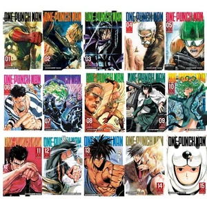 One Punch Man Volume 1-15 Collection 15 Books Set Paperback – January 1, 2019 - Picture 1 of 9
