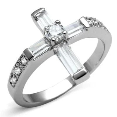 Baguette Cross Ring - Image 1 of 4