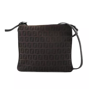 FENDI Zucchino Mamma Baguette Schultertasche Canvas Leder schwarz 8BT047 90270985 - Bild 1 von 10