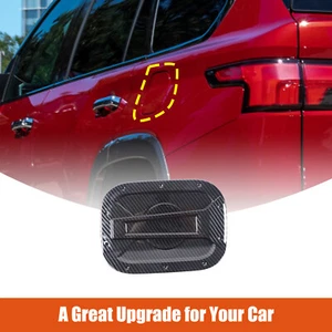 ABS Carbon Style Car Fuel Tank Gate Cover Styling Trim For Toyota Sequoia 2023+ - Picture 1 of 10