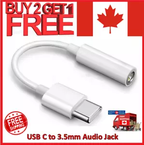 Audio Jack Male Type-C 35mm Female Plug USB Adapter Converter Audio Headphone - Picture 1 of 10