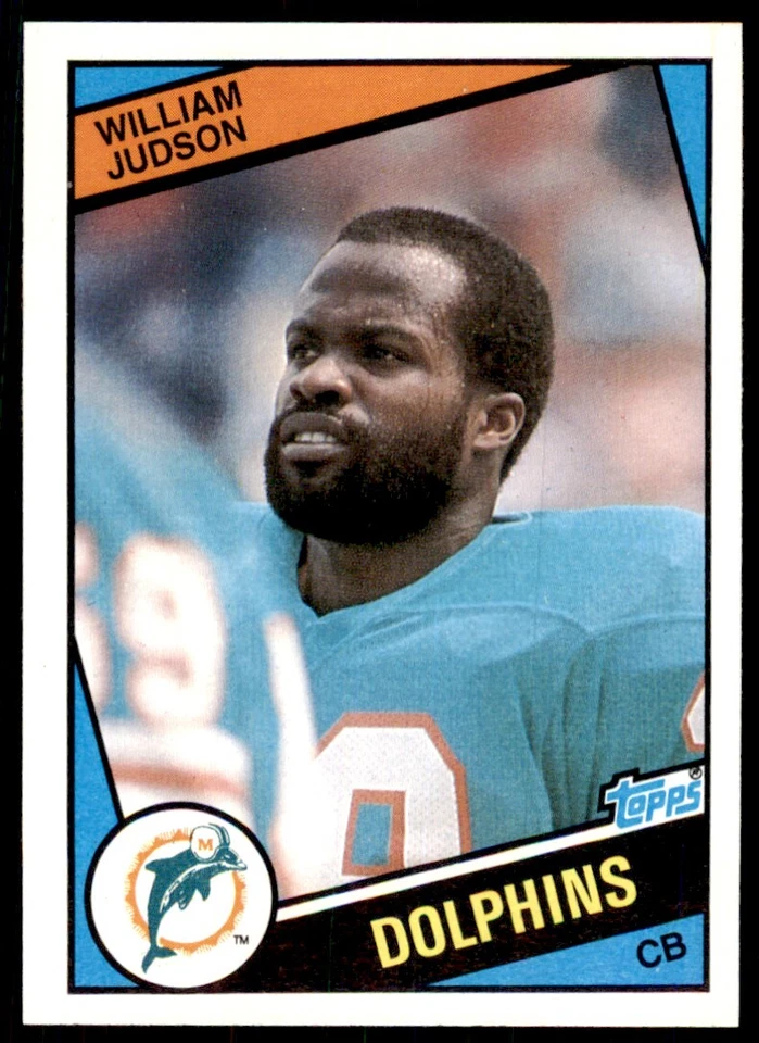 1984 TOPPS WILLIAM JUDSON MIAMI DOLPHINS #122 - Image 1 of 2