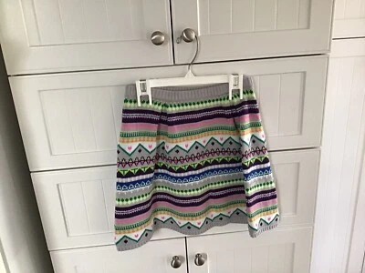Hartstrings Multicolored Girls Cotton Blend Skirt Size 10-12 - Image 1 of 3