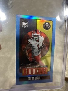 1/1   Blue 2023 Panini Legacy Football Rakim Jarrett (mini) RC rookie Card