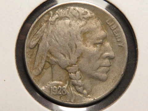 1928-S Buffalo Nickel, XF Cover