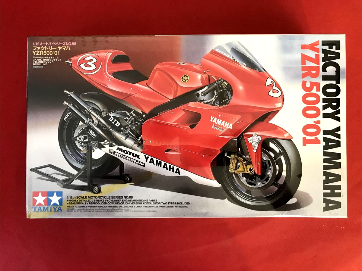 【未開封品】タミヤ 1／12 ファクトリー ヤマハ YZR500 ’01 FACTORY YAMAHA YZR500 '01本格指向で仕上げる2001年版・YZR500