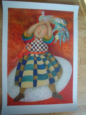 GRACIELA RODO BOULANGER - Litografía Original "L'Oiseau Raro" - Lápiz S&N - Certificado de Autenticidad Foto 1 de 4