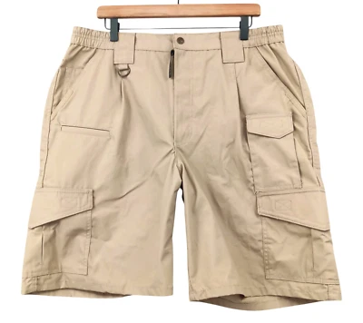 Pantalones Cortos Propper Tactical Cargo Para Hombre 36x8" (Etiqueta 38) Beige Ripstop Tech PLISADO NUEVO Foto 1 de 4