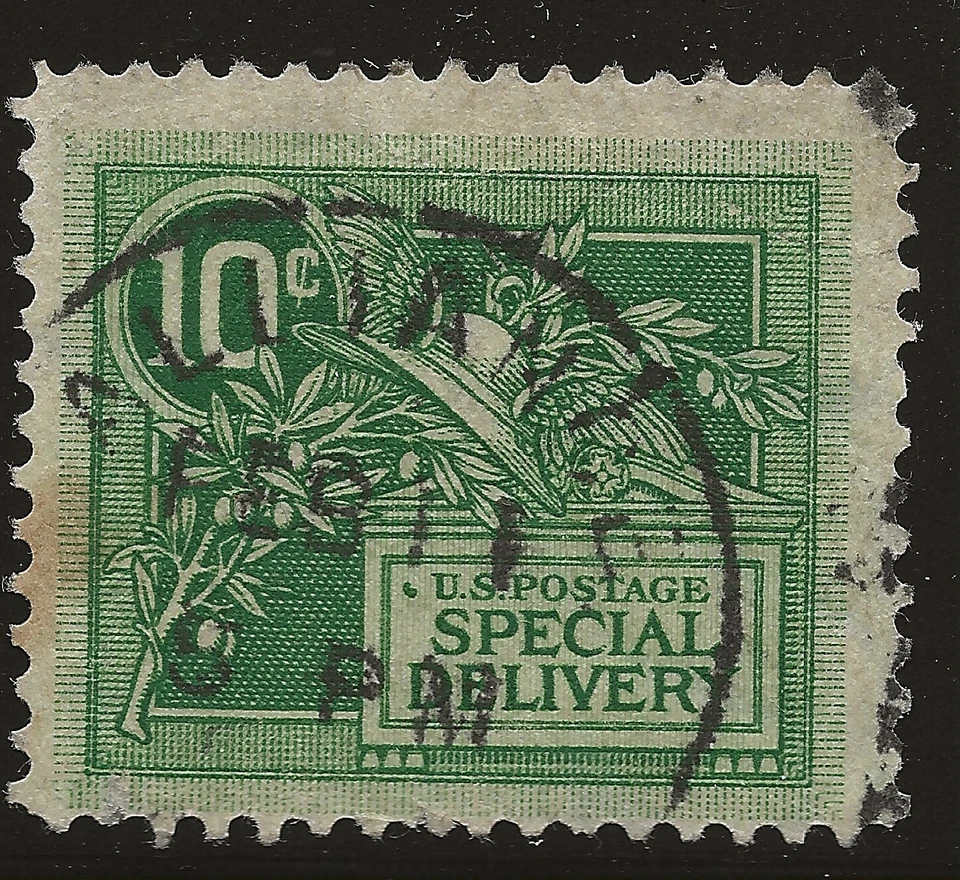 US Scott #E7, Single 1908 Special Delivery VF Used - Image 1 of 1