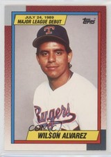 1989-90 Topps Major League Debut 1989 Box Set Wilson Alvarez #3