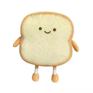 Toast Bread Pillow Funny Food Plush Toy Pillows Cute Stuffed Plush Small Happy - Picture 1 of 7