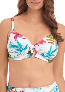 FANTASIE KIAWAH ISLAND UNDERWIRE FULL CUP BIKINI TOP & HIGH BRIEF SET 32E / 10E - Picture 1 of 2