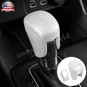 Cubierta de perilla de cambio de marchas blanca para Honda Civic 11th 2022 2023 2024 2025 - Imagen 1 de 10