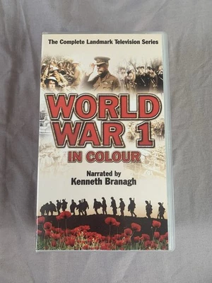 World War 1 In Colour - Kenneth Branagh - Sealed VHS Tapes x 2  - Image 1 of 4