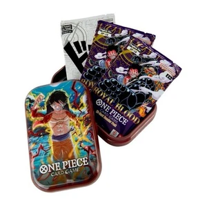 One Piece Card Game Tin Pack Set Vol 1 TS-01 IN MANO SIGILLATO IN FABBRICA SPEDIZIONE ORA - Foto 1 di 4