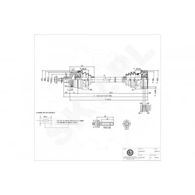Rahmen Antriebswelle Hintere Für Audi A4 8E0501203J 8E0501203JX - Bild 1 von 4