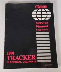 GEO TRACKER 1991 diagnóstico eléctrico manual de servicio suplemento ST370-91 EDM - Imagen 1 de 10