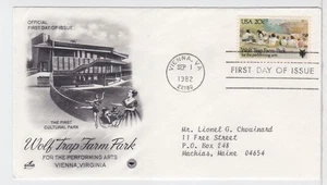 TurtlesTradingPost- Wolf Trap Farm- 1982 #2018 Artcraft Variety FDC - Picture 1 of 1