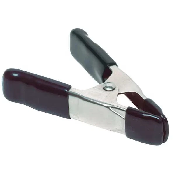 Westward Spring Clamp, Overall Length 4 in, Max. Jaw Opening 1 in, Steel 5A317 - Image 1 of 1