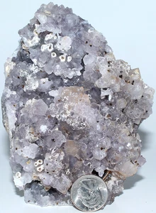 Base plana amatista púrpura brasileña / 1 lb 10,6 oz (754 gr) 5,40" (137 mm) / 3736 - Imagen 1 de 12