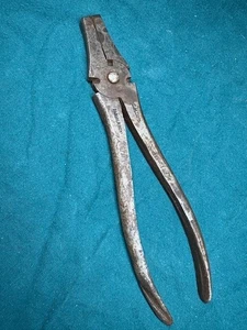 Antica pinza per recinzione naso quadrato 8" FARMER BOY tagliafili 3 posizioni strumento USA - Foto 1 di 9