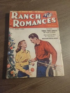 Ranch Romances Pulp December 1952 Hard to find!  Christmas Cover - Picture 1 of 3