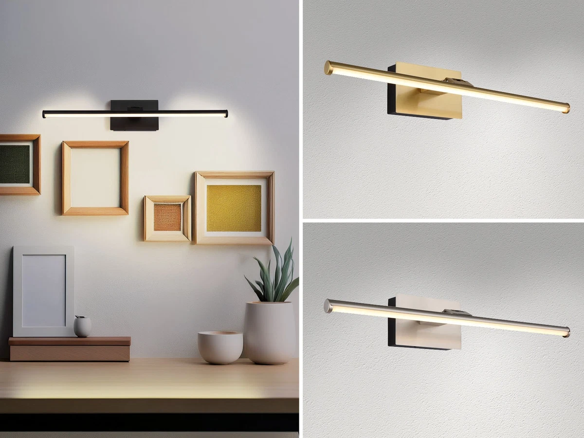 GLOBO Wandleuchte Gordon – 16,5 Cm, Aluminium, LED, Dreieckiges Design Fürs Wohnzimmer