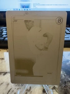 2020 Bowman Draft Nick Loftin Yellow Printing Plate /1 - Picture 1 of 2