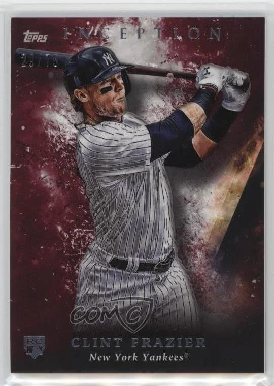 2018 Topps Inception Red /75 Clint Frazier #88 Rookie RC - Image 1 of 2