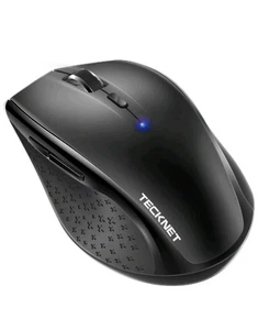 TECKNET Bluetooth Mouse, 3200DPI Wireless Mouse, Cordless Mice Ergonomic 01308 B - Picture 1 of 8