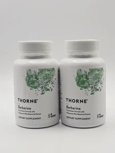  Thorne Berberine 1000mg Capsules 60 Count Each EXP 11/25 QTY:2 BOTTLES  - Picture 1 of 4