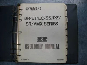 YAMAHA 1983 BR ET EC SS P2 SR VMX 250 300 340 440 SERIES BASIC ASSEMBLY MANUAL - Picture 1 of 8