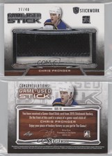 2015 Leaf ITG Stickwork Game-Used Stick Silver /40 Chris Pronger #GUS-16 HOF