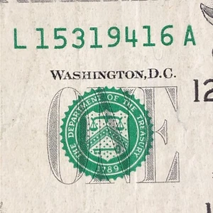 March 15 May 3 1941 Birthday Anniversary Date Note $1 Dollar Bill 2017 L Block - Picture 1 of 3
