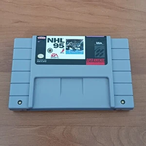 NHL 95 - Super Nintendo, SNES Tested Working Free Shipping - Picture 1 of 2