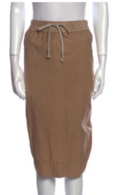 Rick Owens хлопок смесь карандаш коричневая юбка размер 6 (товар A12) - Изображение 1 из 4