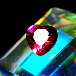 1 CT NATURAL BEAUTIFUL BLOODY RED RUBY HEART 6x6 MM CERTIFIED LOOSE GEMSTONE