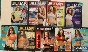 9 Jillian Michaels workout DVD lot one week beginner shred killer abs 10 min bod - Imagen 1 de 11