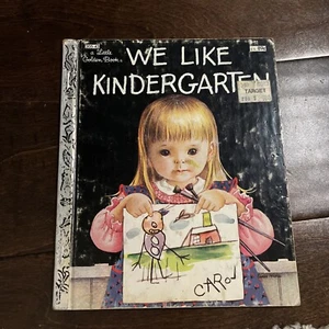 1972 WE LIKE KINDERGARTEN. LITTLE GOLDEN BOOK. PREOWNED. - Picture 1 of 3