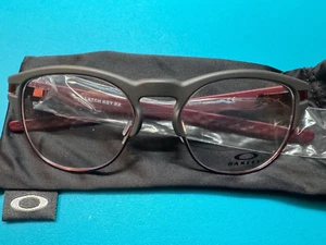 BNIB, GENUINE OAKLEY LATCH KEY RX OX8134-0652 SATIN GUNMETAL w/RED (Y6) - Picture 1 of 10