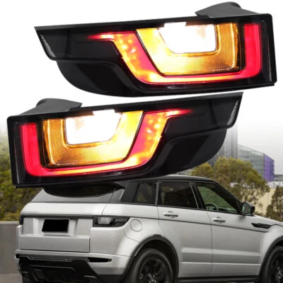 2PCS LED Smoked Rear Tail Light Brake Lamp For Land Range Rover Evoque 2016-2019 - Image 1 of 4