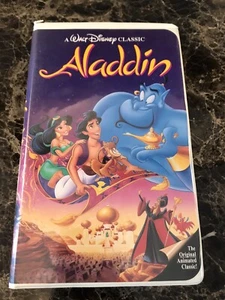 Walt Disney Classic Aladdin Black Diamond VHS Tape #1662 Print Date 08-29-93 - Imagen 1 de 9