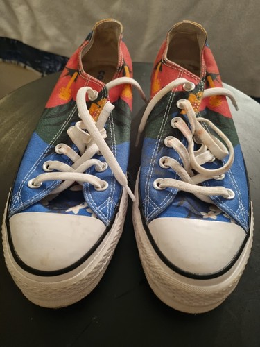 Converse Chuck Taylor All Star basse platform floreali multiprezzo consigliato £ 60 00 taglia 7 5