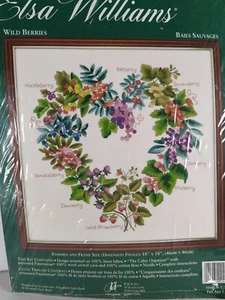 Wild Berries Elsa Williams Crewel Stickpackung Neu Elizabeth Golz Rush 00456 - Bild 1 von 5
