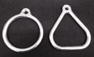 Heavy Duty Aluminium Trapeze Grips Ring or Triangle DIY Ninja Playground Course - Bild 1 von 5