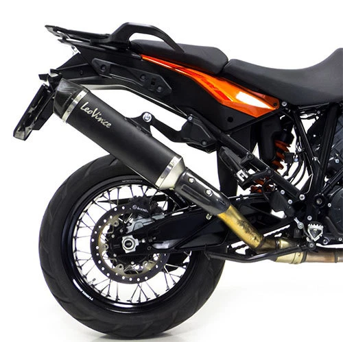 SCARICO LEOVINCE SBK LV ONE NERO OMOLOGATO KTM 1190 R ADVENTURE 2013 2014 - Immagine 1 di 1