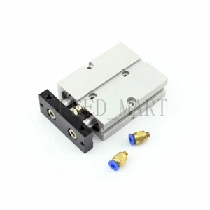 Cilindro de aire neumático TN20X30-S 30 mm carrera 2 varillas con conector para tubo de 4 mm - Imagen 1 de 5