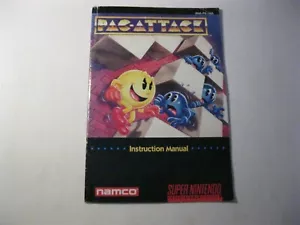 Pac-Attack Super Nintendo SNES instruction manual only - Picture 1 of 2